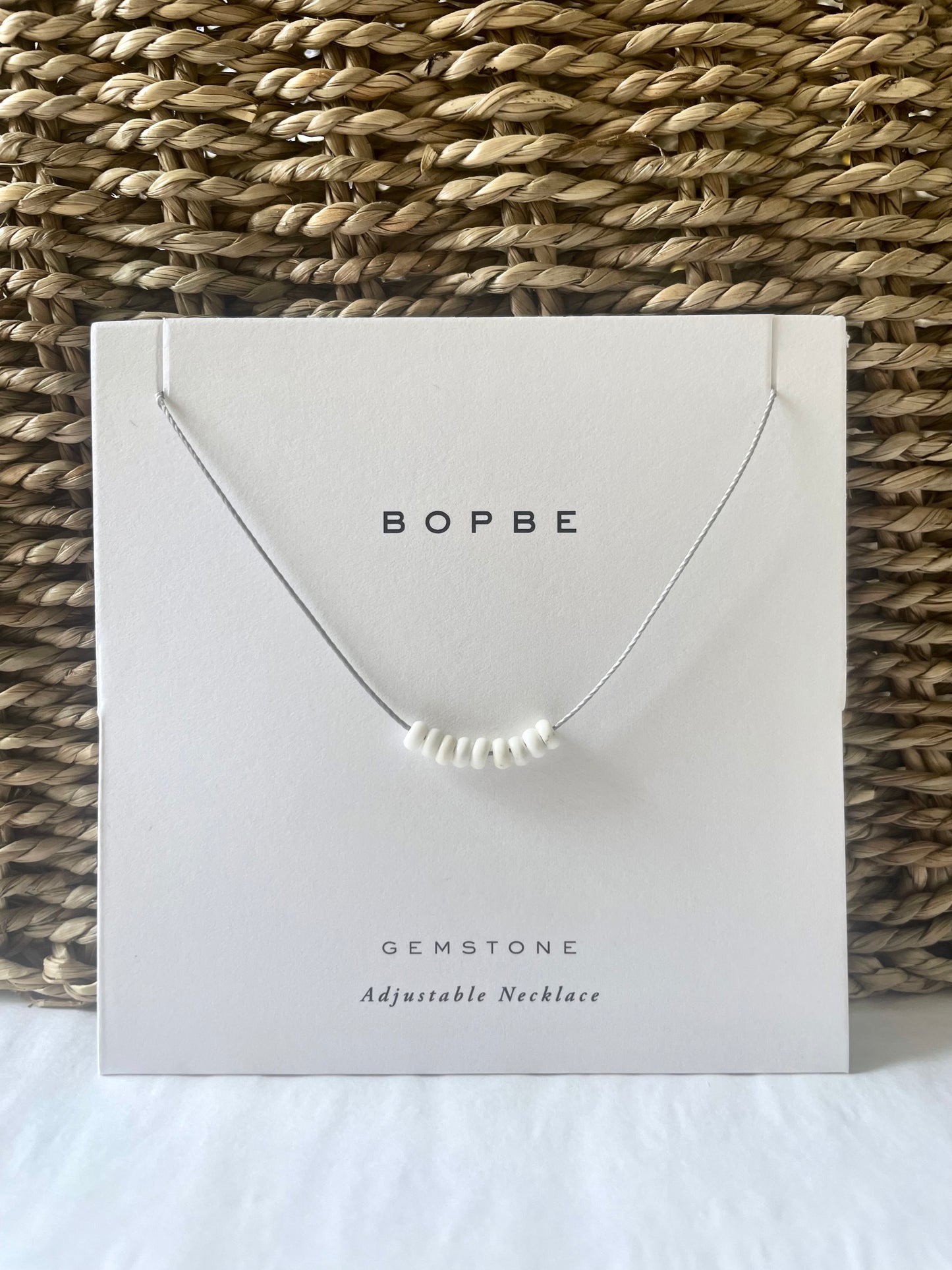 Howlite Cord Necklace