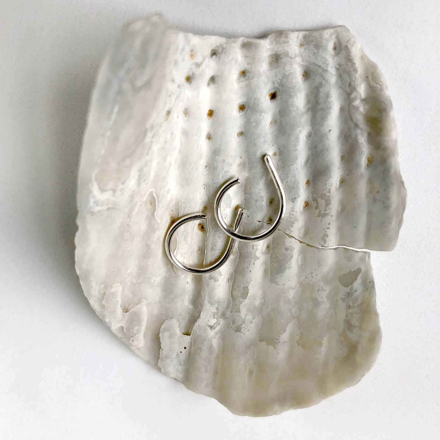 Mini Sterling Hoop Earring