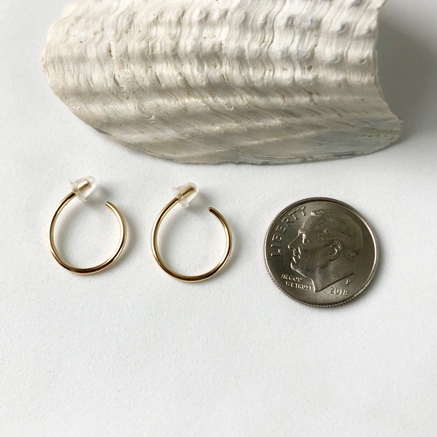 Mini Gold Hoop Earring