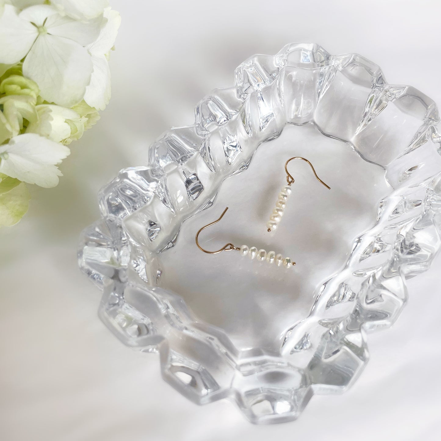 Freshwater Pearl Stack Drop Earring