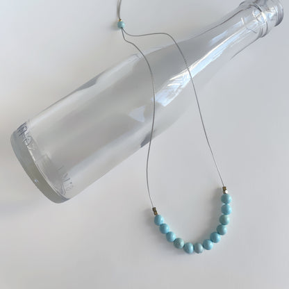 Turquoise Howlite Cord Necklace